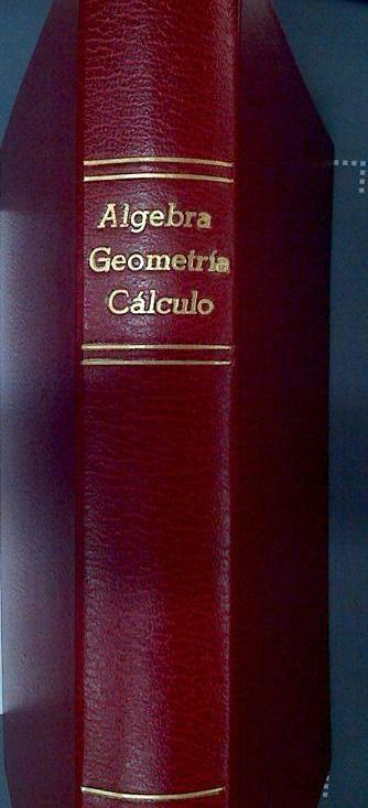 Álgebra, geometría, cálculo tomo V | 118438 | Díaz Hernando, Juan Ángel