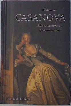 Observaciones Y Pensamientos | 7147 | Casanova Giacomo