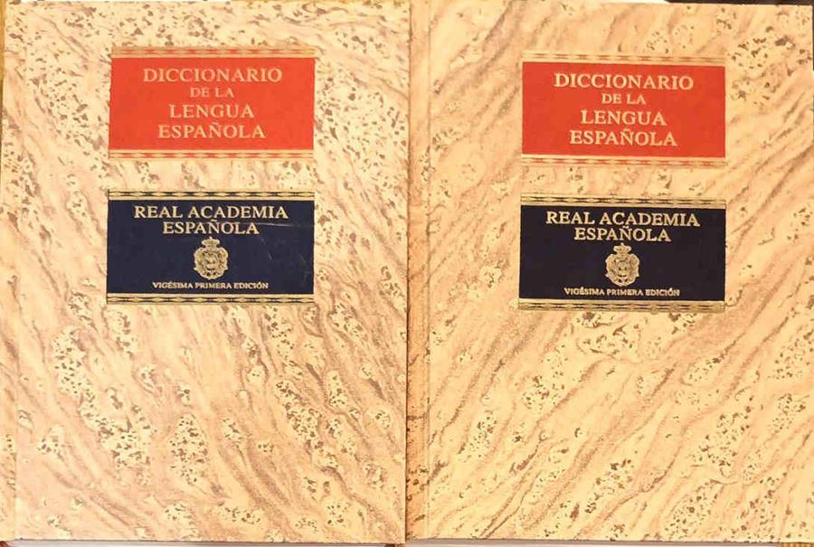 Diccionario de la lengua española 2 Tomos | 187701 | Real Academia Española