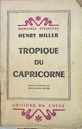 Tropique Du Capricorne | 48514 | Miller Henry