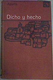 Dicho Y Hecho | 55424 | Azorín