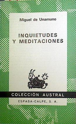 Inquietudes y meditaciones | 118279 | Unamuno, Miguel de