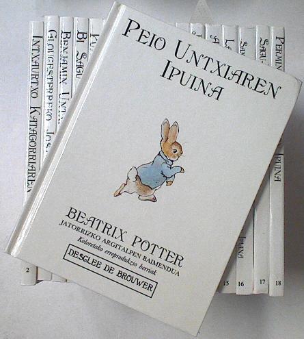 Peio Untxiaren Liburuak (Los Libros De Perico El Conejo) Libros Del 1 Al 18 | 68346 | Potter Beatrix/Traductoras Idoia Gillermina- Garbiñe Legorburu