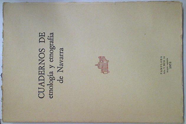 Cuadernos de etnología y etnografía de Navarra Nº 14 | 128540 | V.A.