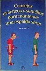 Consejos prácticos y sencillos para mantener una espalda sana | 184673 | McNeil, Ann