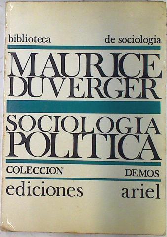 Sociología política | 72912 | Duverger, Maurice