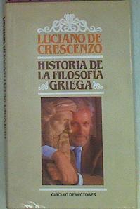 Historia De La Filosofia Griega Presocraticos | 2430 | De Crescenzo, Lucian