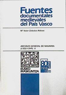 Archivo General de Navarra (1322-1349) II | 144798 | Zabalza Aldave, María Itziar
