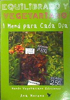 Equilibrado y vegetariano: un menú para cada día | 140153 | Moreno Díaz, Ana Beatriz