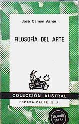 Filosofía del arte | 142920 | Camón Aznar, José