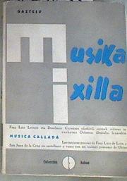 Musika Ixilla. Música callada | 175633 | Gaztelu