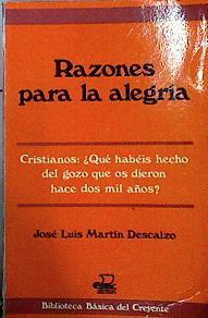 Razones para la alegría: cuaderno de apuntes II | 76512 | Martín Descalzo, José Luis