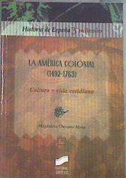 La América colonial (1492-1763): cultura y vida cotidiana | 179766 | Chocano Mena, Magdalena