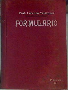 Formulario Terapeútica Clínica -4ª Edición | 48123 | Prof Lorenzo Velazquez