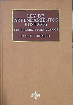 Comentarios y formularios sobre nueva Ley arrendamientos urbanos | 140944 | Hidalgo, Manuel(Hidalgo Sánchez)