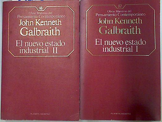 El Nuevo estado industrial 2 tomos | 131601 | Galbraith, John Kenneth