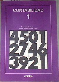 Contabilidad  1 FP1 rama administrativa y comercial Formación Profesional Primer curso Primer grado | 175455 | Garrido Díaz, Josefina