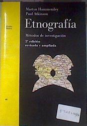 Etnografía: métodos de investigación | 172974 | Hammersley, Martyn/Atkinson, Paul
