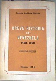 Breve Historia De Venezuela 1492-1958 | 180261 | Antonio Arellano Moreno