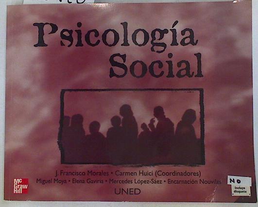 Psicología social | 76720 | Morales, J. Francisco/Huici, Carmen