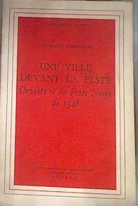 Une ville devant la peste: Orvieto et la Peste Noire de 1348 | 180300 | CARPENTIER, Élisabeth