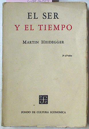 El ser y el tiempo | 127960 | Martin Heidegger