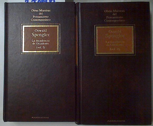 La decadencia de occidente, vol. 1- 2 | 94284 | Spengler, Oswald