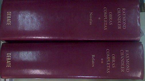 OBRAS COMPLETAS. 2 TOMOS. TOMO I Novelas. TOMO II Relatos. Anexo (artículos) | 155726 | Chandler, Raymond