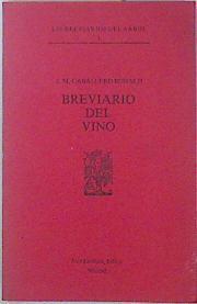 Breviario del vino | 138397 | Caballero Bonald, José Manuel