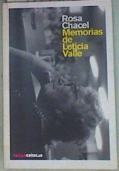 Memorias de Leticia Valle | 157119 | Rosa Chacel