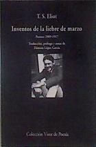Inventos de la liebre de marzo, poemas 1909-1917 | 183542 | Eliot, T. S.