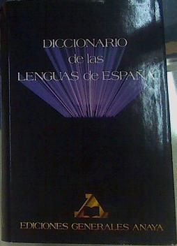 Diccionario de las lenguas de España | 156452 | VVAA