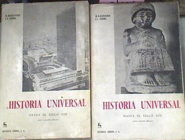 Historia Universal Tomo I Y II (Obra Completa) | 56856 | Ballesteros M Alborg Jl