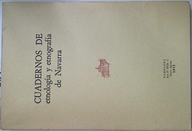 Cuadernos de etnología y etnografía de Navarra Nº 11 | 128531 | V.A.