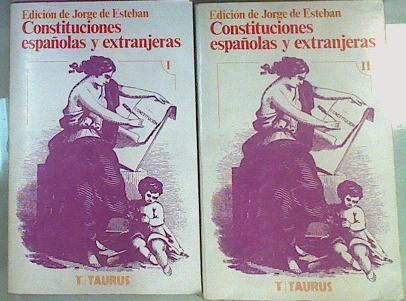 Constituciones Españolas Y Extranjeras I Y II | 51277 | Edición de Jorge de Esteban