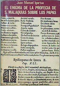 El enigma de la profecía de san Malaquías sobre los papas | 147993 | Igartua, Juan Manuel