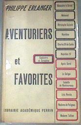 Aventuriers et favorites | 176563 | ERLANGER PHILIPPE