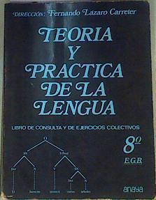 Teoría y Práctica de la Lengua, 8.Libro de Consulta y de Ejercicios Colectivos | 159949 | Lázaro Carreter, Fernando