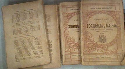FORTUNATA Y JACINTA tomos I,  II, II y IV | 177126 | PÉREZ GALDÓS, BENITO