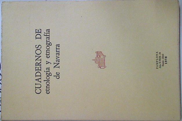 Cuadernos de etnología y etnografía de Navarra Nº 28 | 128603 | V.A.