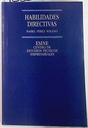 Habilidades directivas | 133313 | Pérez Solano, Isabel