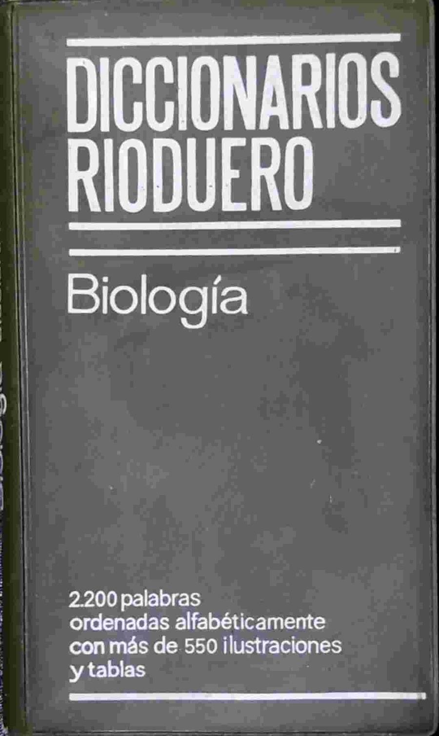 Diccionarios Rioduero: biología | 138521 | Bergfeld, Rainer