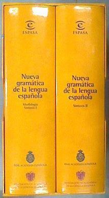 Nueva gramática de la lengua española vil. I y II | 180786 | Real Academia Española