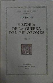 Historia de la Guerra del Pelopones Tomo II | 146182 | TUCIDIDES