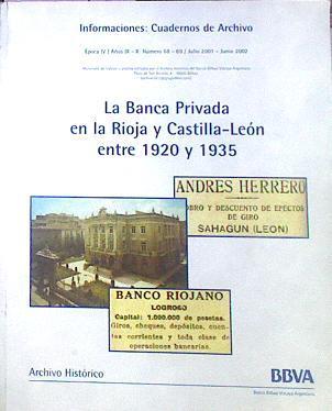 La Banca Privada En La Rioja Y Castilla Leon Entre 1920 Y 1935 | 52525 | Arroyo, Martín/Victor, José
