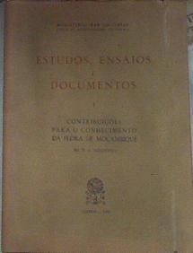 Estudos ensaios e documentos I contrubuicoes para o conhecimento da flora de mocambique | 179546 | F..A. Mendonca