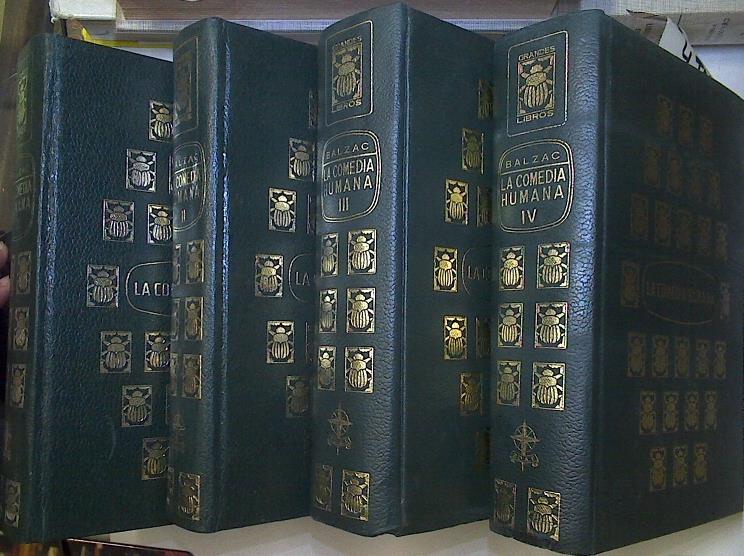 La comedia humana 4 Tomos Obra completa | 127746 | Honorato  Balzac