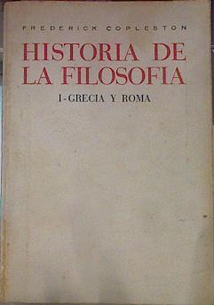 Historia De La Filosofía 1 Grecia Y Roma | 49611 | Copleston Frederick