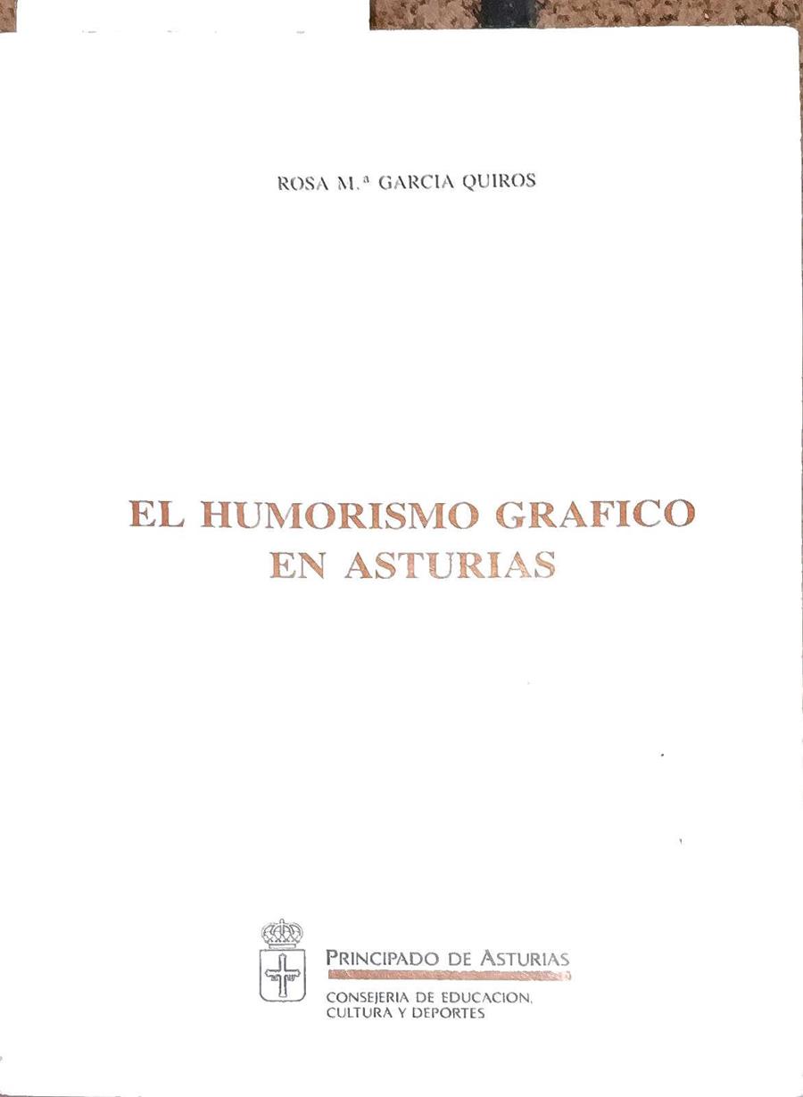 El Humorismo gráfico en Asturias | 187863 | García Quirós, Rosa María