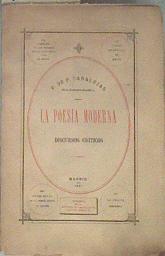 La poesía moderna  discursos críticos | 178195 | F.De Canalejas